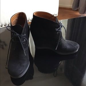 Nine West faux suede booties.